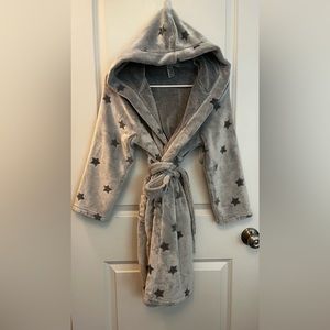 Super soft kids hooded robe